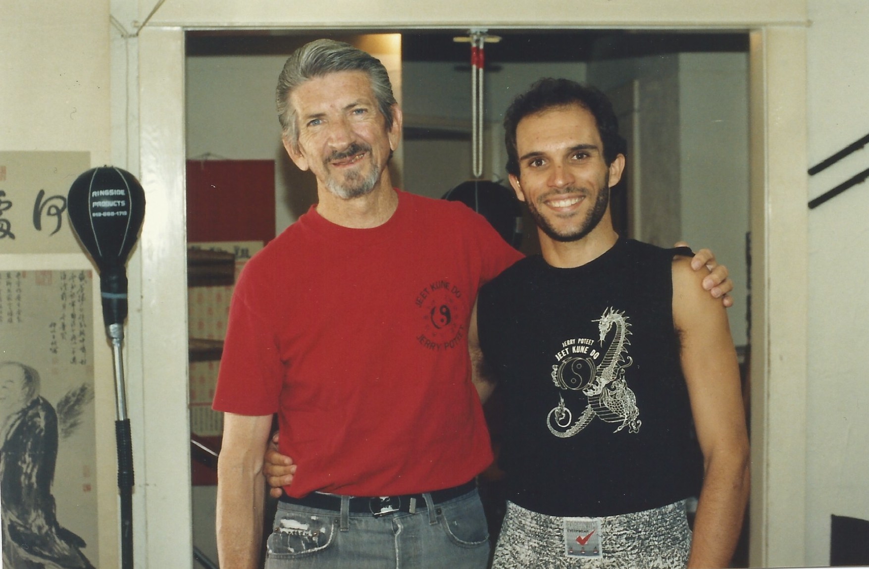 Joaquín con Jerry Poteet